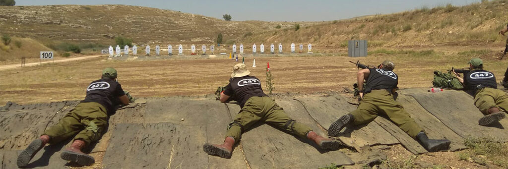 Shooting range with Trango's targets