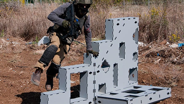 Shooting Barricade can be used as cover or obstacle