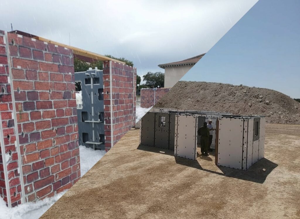 Shoot houses in different weather conditions