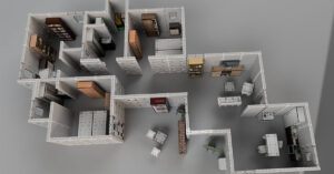 Furnished shoot house