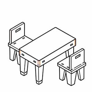 Furniture and props for range upgrade