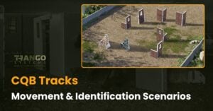CQB training track with targets for movement and identification training