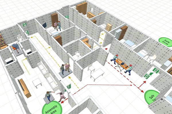 Emergency evacuation training