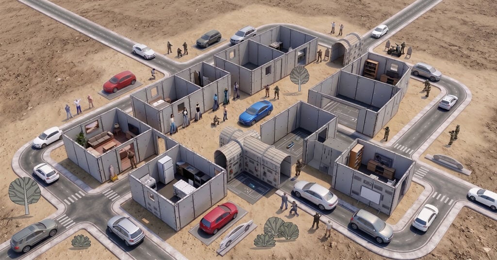 Different applications of modular training environments