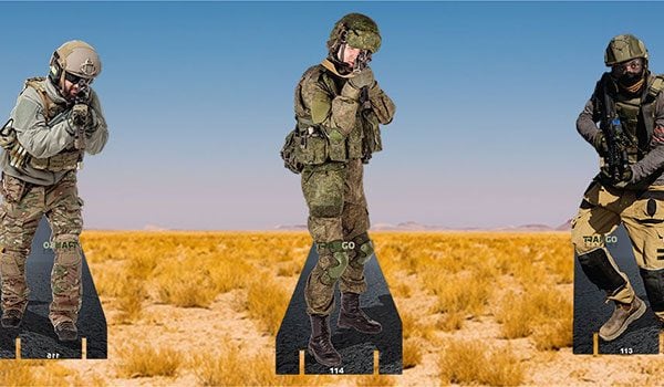 Friend and Foe Targets for Military Training