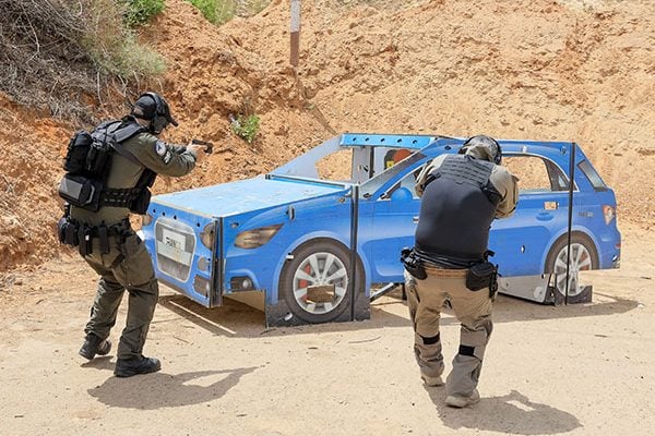 3D car model for tactical training