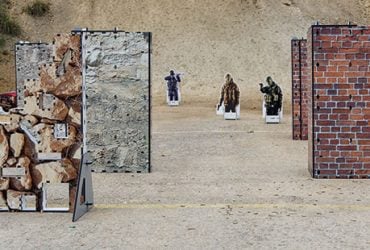 cqb training track with barricade