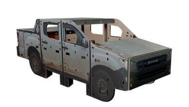 Functional 3D Vehicles: White Car